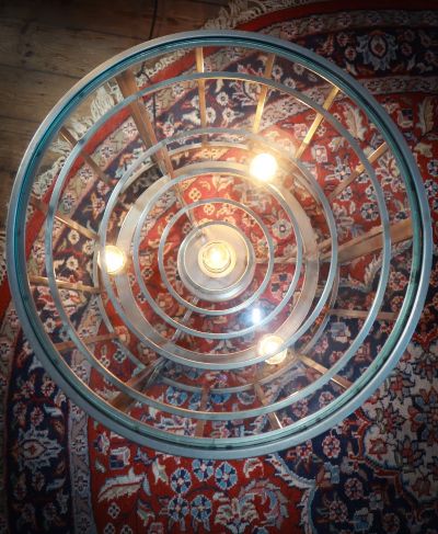 Timothy Oulton Gradient Rex Bedside Tables PAIR Sidetable Lamp Natural Metal - Image 4