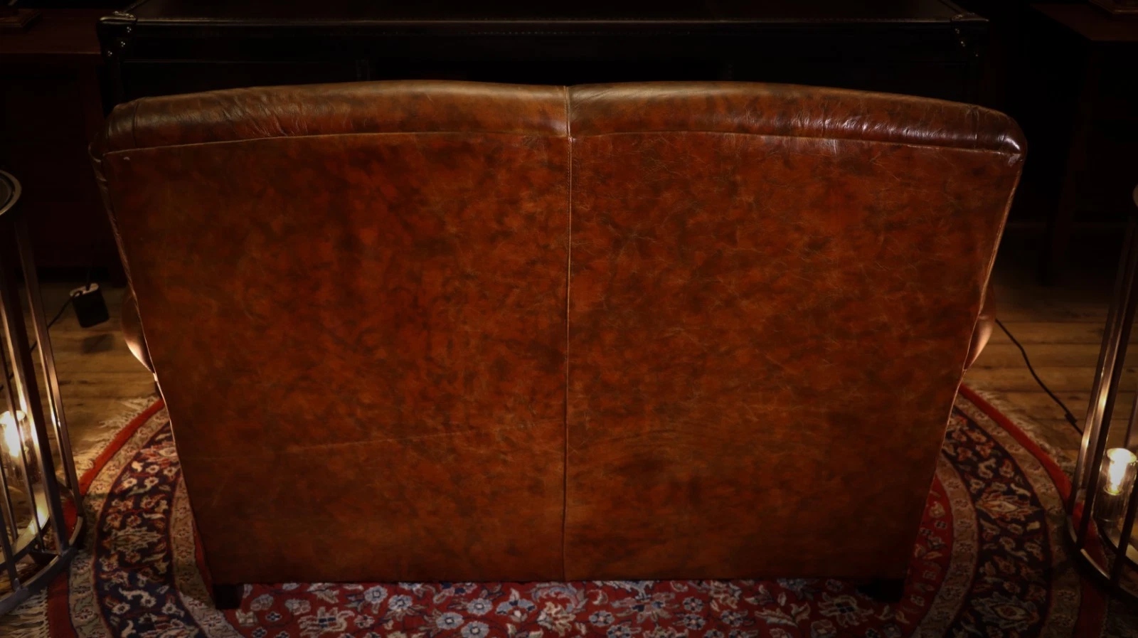 Stunning Tetrad Prince Midi 2 Seater Leather Club Small Sofa Brompton Tan - Image 27