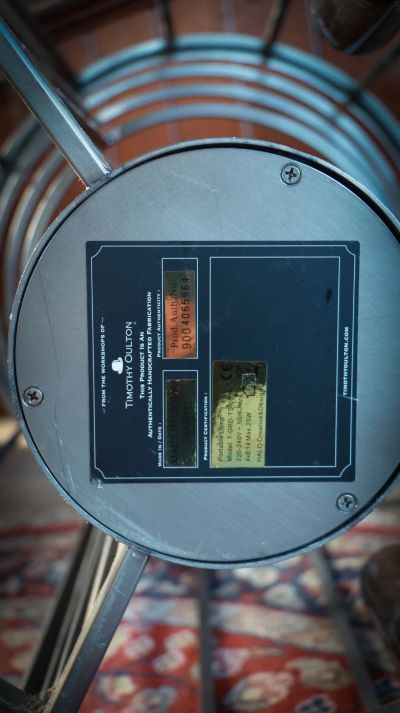 Timothy Oulton Gradient Rex Bedside Tables PAIR Sidetable Lamp Natural Metal - Image 5