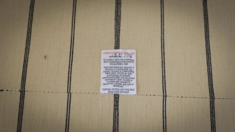 Superb Timothy Oulton Westminster Feather 2.5 Seater Library Sofa Nautical Linen - Image 7