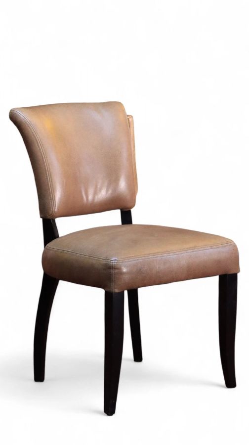 Superb Timothy Oulton Mimi & Sansa Leather Dining Chairs x 6 Delivery Availabl - Image 3