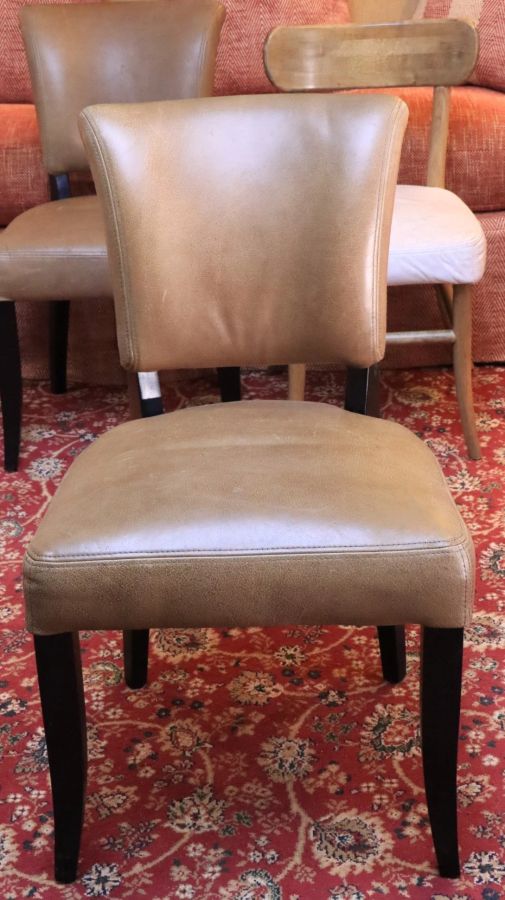 Superb Timothy Oulton Mimi & Sansa Leather Dining Chairs x 6 Delivery Availabl - Image 11