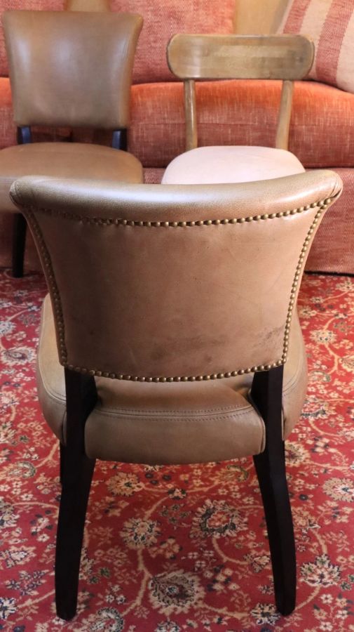 Superb Timothy Oulton Mimi & Sansa Leather Dining Chairs x 6 Delivery Availabl - Image 10