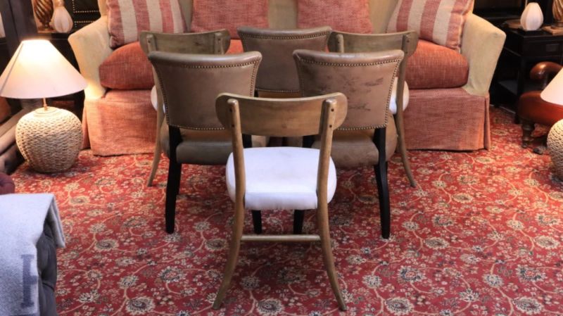 Superb Timothy Oulton Mimi & Sansa Leather Dining Chairs x 6 Delivery Availabl - Image 18