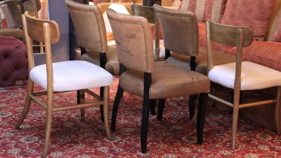 Superb Timothy Oulton Mimi & Sansa Leather Dining Chairs x 6 Delivery Availabl - Image 16