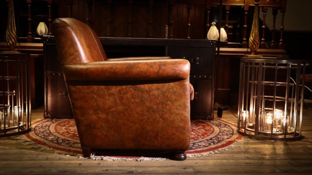 Stunning Tetrad Prince Midi 2 Seater Leather Club Small Sofa Brompton Tan - Image 17