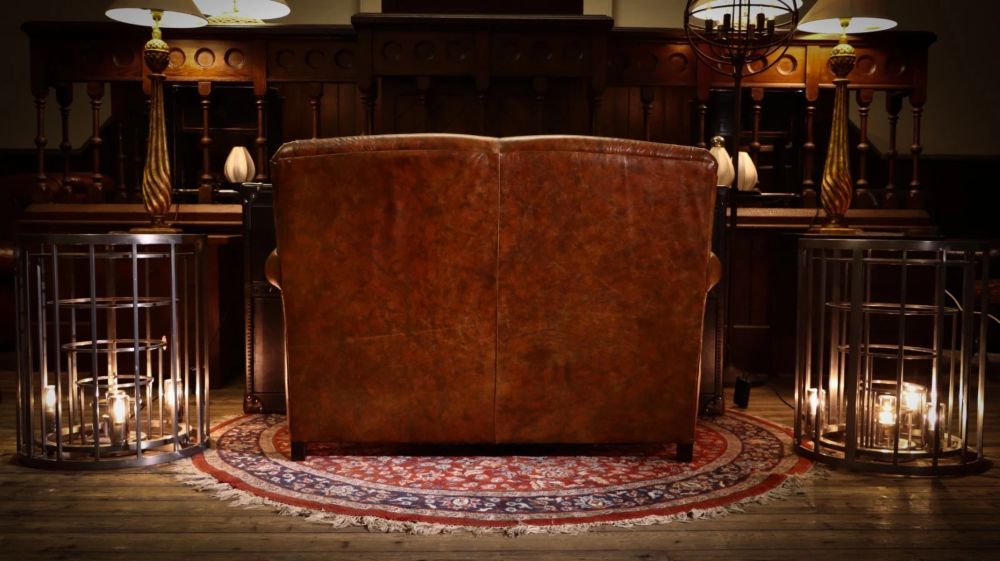 Stunning Tetrad Prince Midi 2 Seater Leather Club Small Sofa Brompton Tan - Image 15