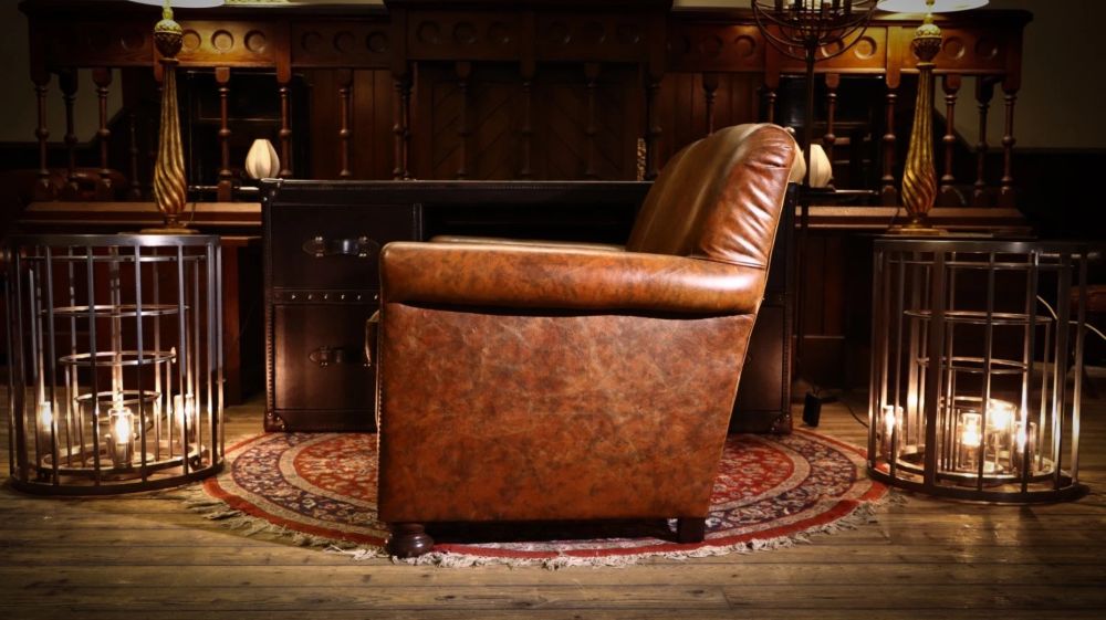 Stunning Tetrad Prince Midi 2 Seater Leather Club Small Sofa Brompton Tan - Image 13