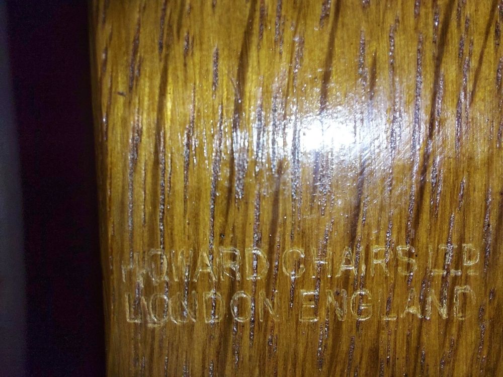 Sublime Howard And Sons Duke Wing Club Library Armchair Coral Waffle Fabric - Image 23