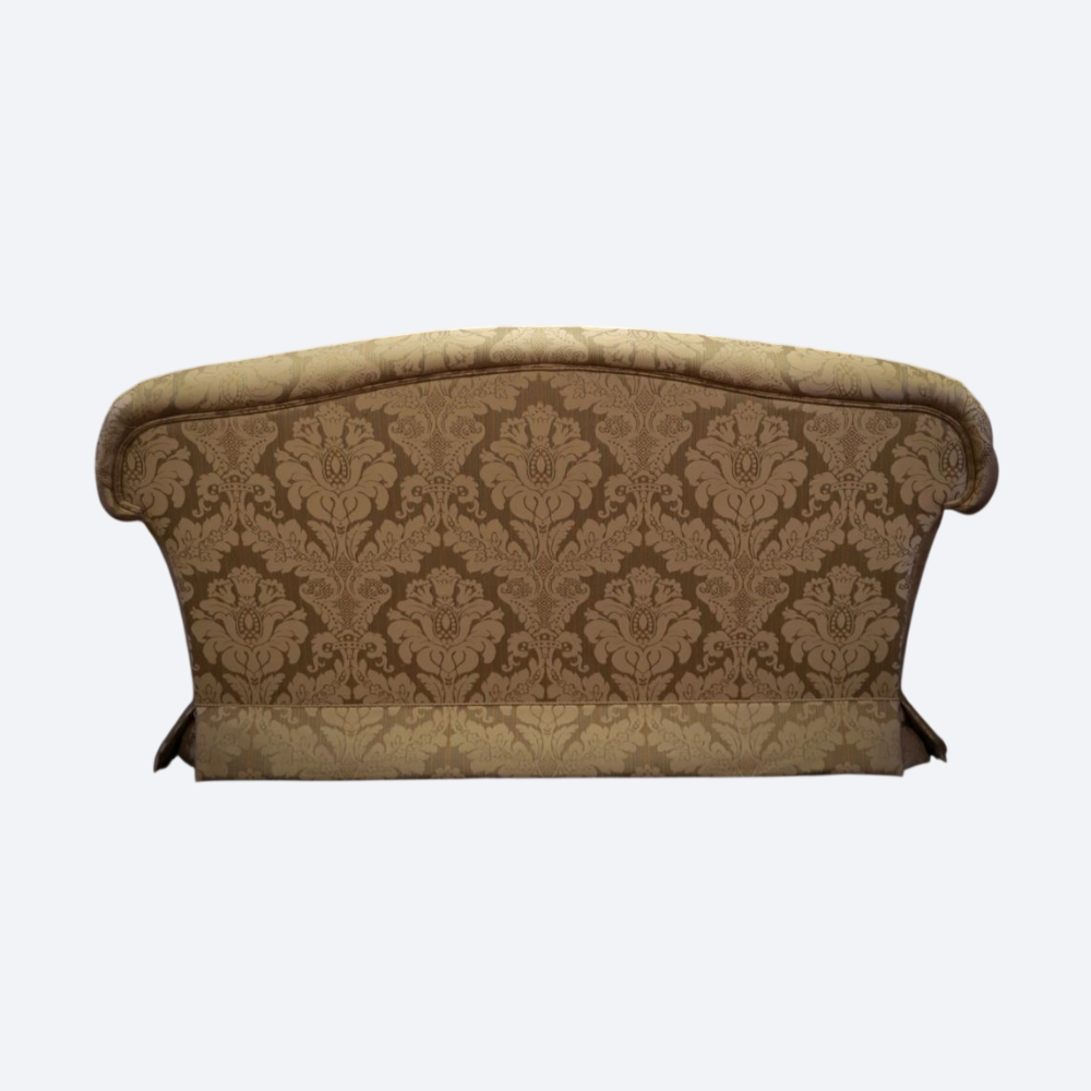 Duresta Art Forma 2 Seater Sofa Beige Gold Damask part of Set rrp£3000 - Image 2
