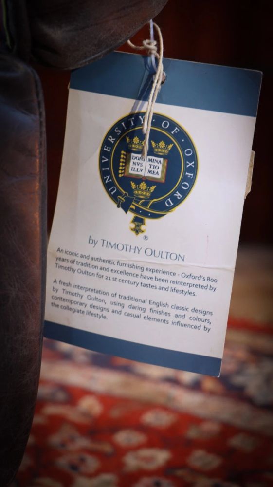 Timothy Oulton Oxford Collection Leather Footstool Storage Ottoman Vegabond Blac - Image 13