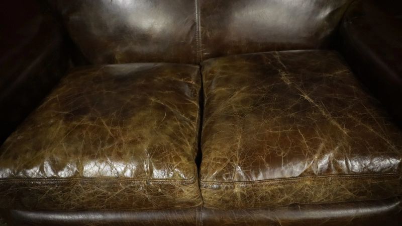 Truly Stunning Timothy Oulton Halo Leather Sofa Antique Whisky Tan Very Rare - Image 15