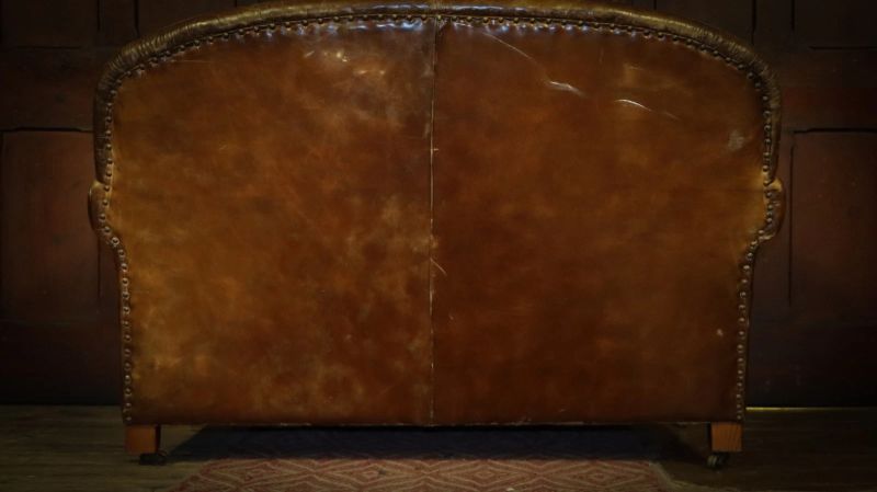 Truly Stunning Timothy Oulton Halo Leather Sofa Antique Whisky Tan Very Rare - Image 6