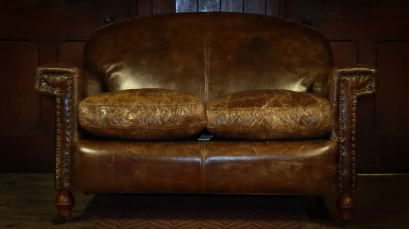 Truly Stunning Timothy Oulton Halo Leather Sofa Antique Whisky Tan Very Rare - Image 20