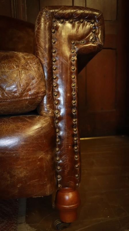 Truly Stunning Timothy Oulton Halo Leather Sofa Antique Whisky Tan Very Rare - Image 17