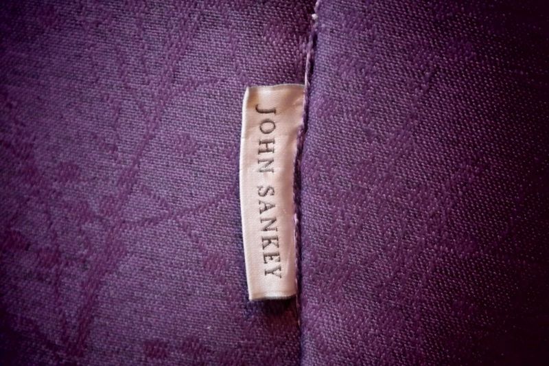 Superb Pair John Sankey Hawthorne Armchairs Library Fireside Club Amethyst - Image 9