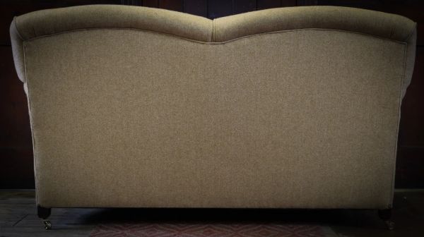 Pair George Smith Signature 2 Seater Sofas Harris Tweed Herringbone RRP £18000 - Image 5