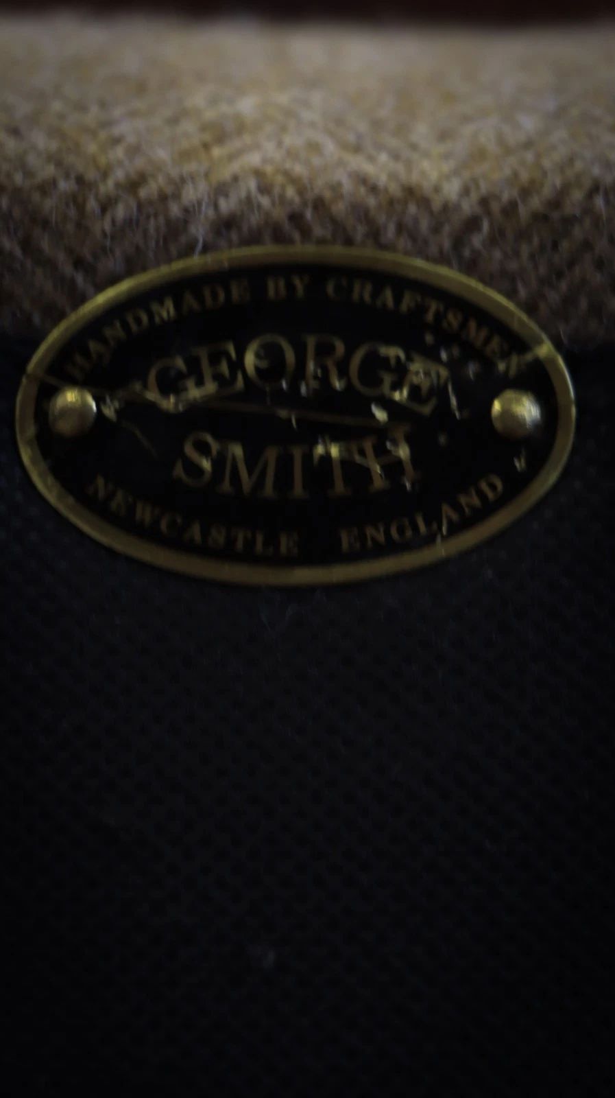 Pair George Smith Signature 2 Seater Sofas Harris Tweed Herringbone RRP £18000 - Image 6