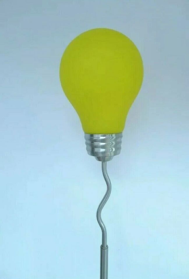Vintage Retro Pop Art Floor standing Lamp Giant Oversized Light Bulb Shaped Lamp - Image 3