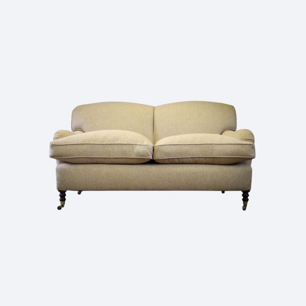 Pair George Smith Signature 2 Seater Sofas Harris Tweed Herringbone RRP £18000 - Image 2
