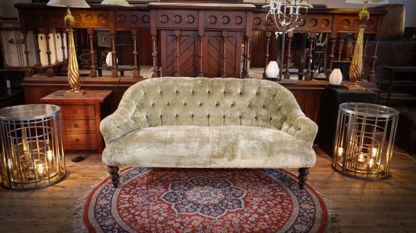Gorgeous Tetrad Aberlour 2 Seater Midi Sofa Champagne Villandry Velvet - Image 3