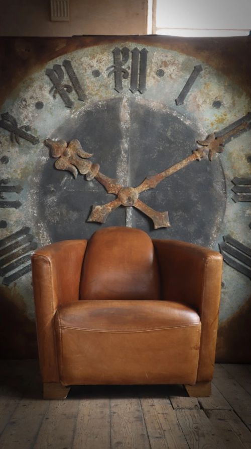 Timothy Oulton Halo Mars Aviator Rocket Leather Club Armchair Buck'dn Brok'n - Image 4