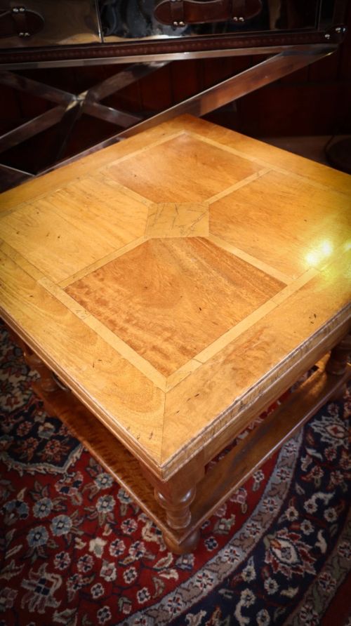 Stunning Pair Barker And Stonehouse Flagstone Bedside Tables Side Tables Wood - Image 5