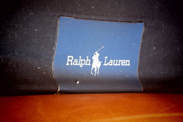 Ralph Lauren Wentworth Floating Leather Armchair Footstool Saddle rrp£17000 - Image 4