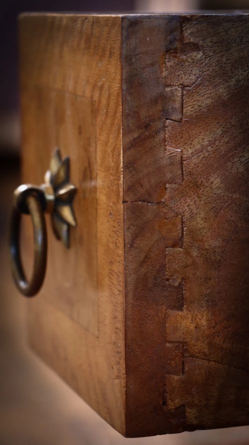 Stunning Pair Barker And Stonehouse Flagstone Bedside Tables Side Tables Wood - Image 10