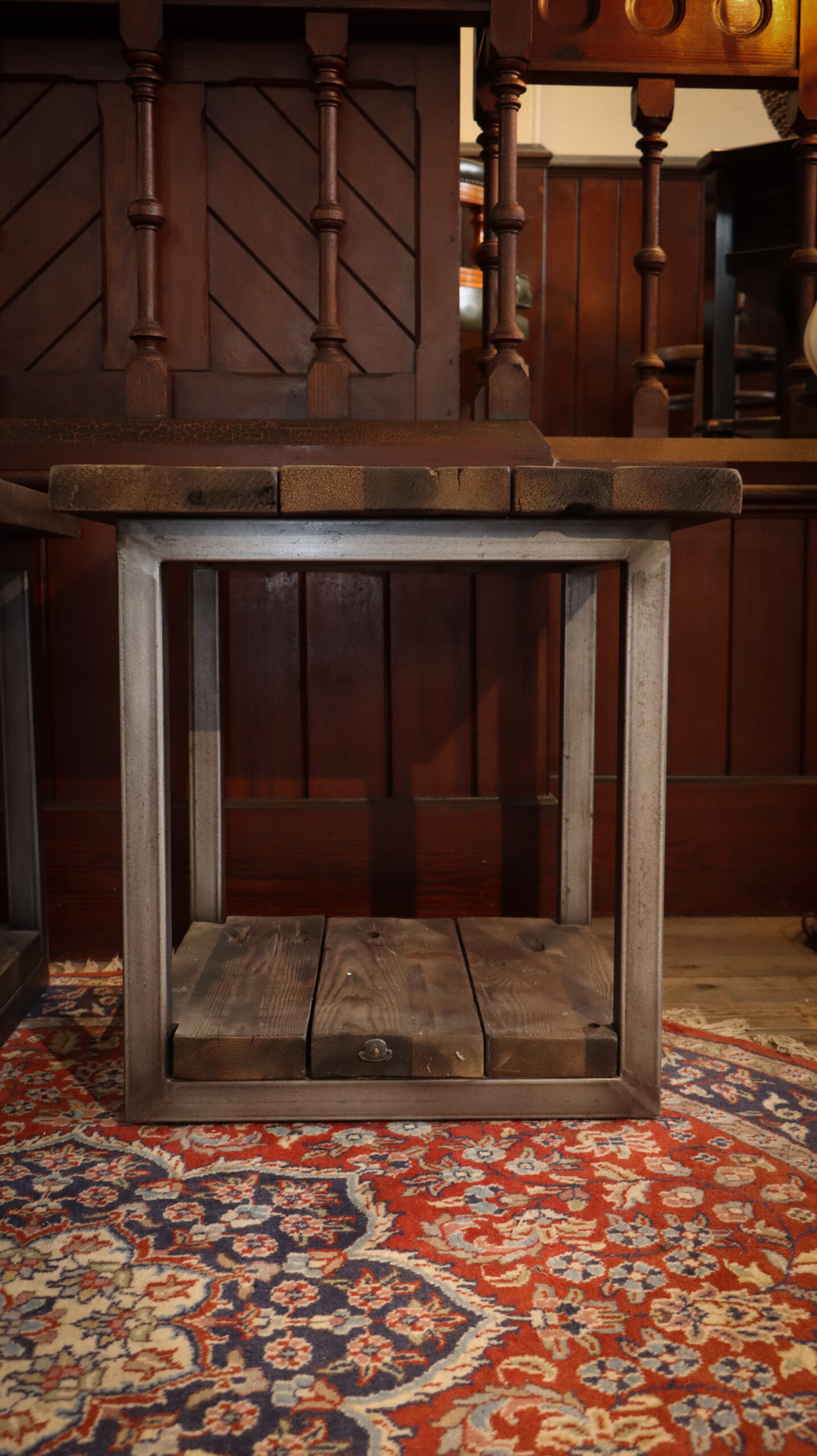 Pair of Timothy Oulton Axel Large Bedside Tables Side Tables Industrial - Image 3