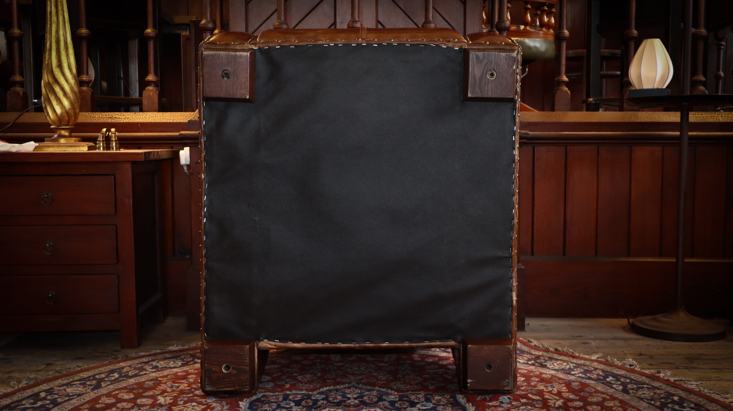 Timothy Oulton Rockefeller Leather Armchair Cigar Club Antique Whisky - Image 14
